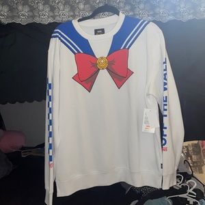 Limited edition sailor moon vans sweatshirt